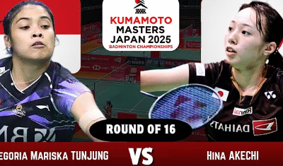 gregoria mariska tunjung vs hina akechi